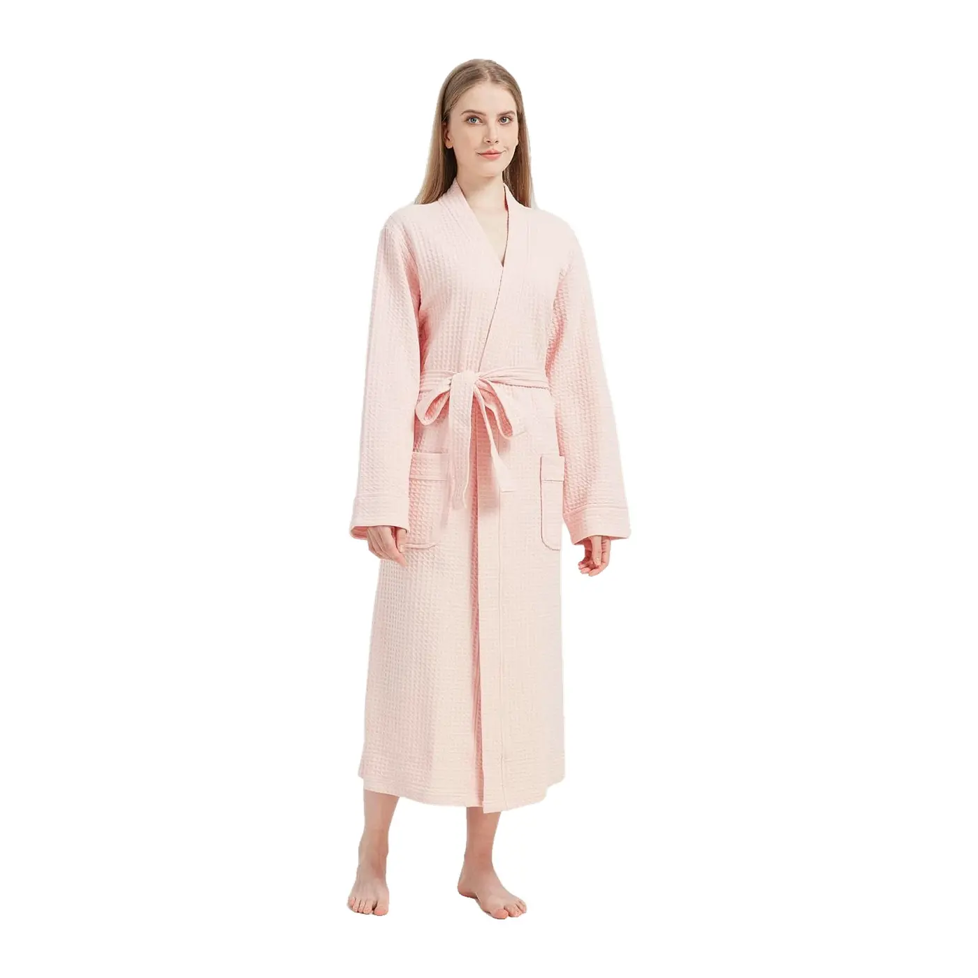 Signature Cotton Waffle Robe, 100% cotton waffle